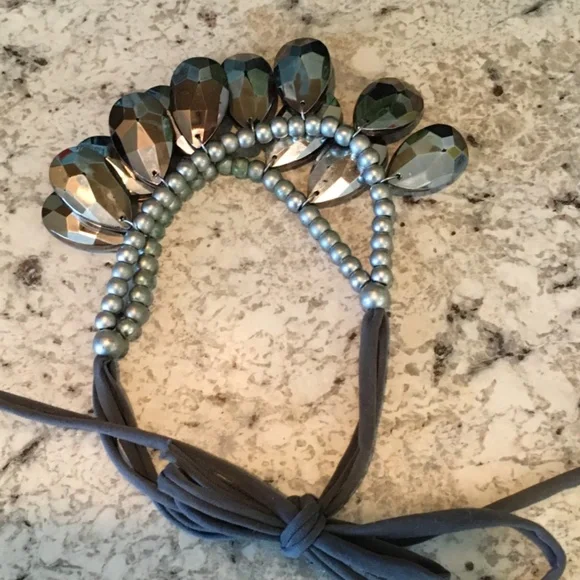 Neiman Marcus Black Rock Necklace - Picture 3 of 3